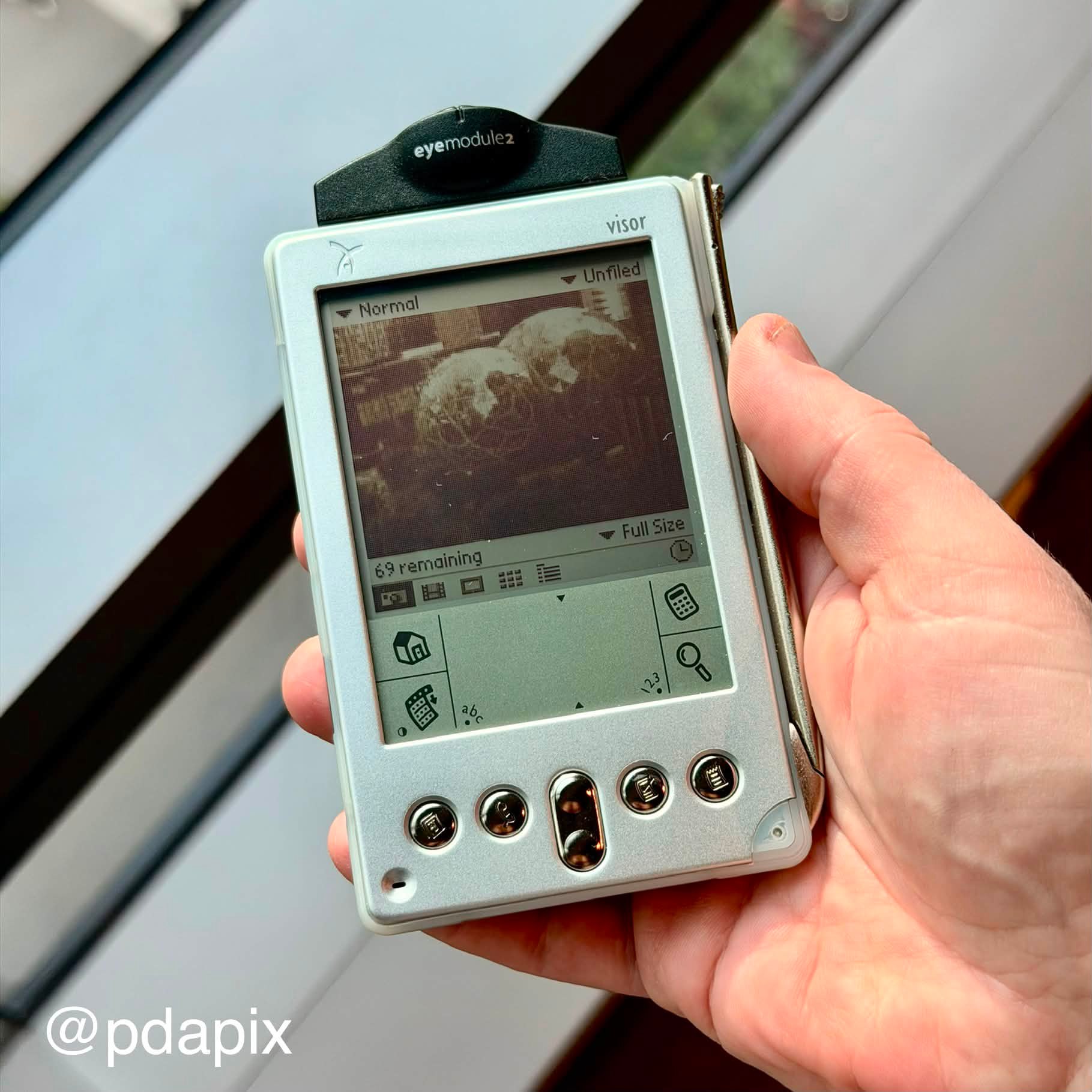 Using a Handspring Visor Prism for consulting work