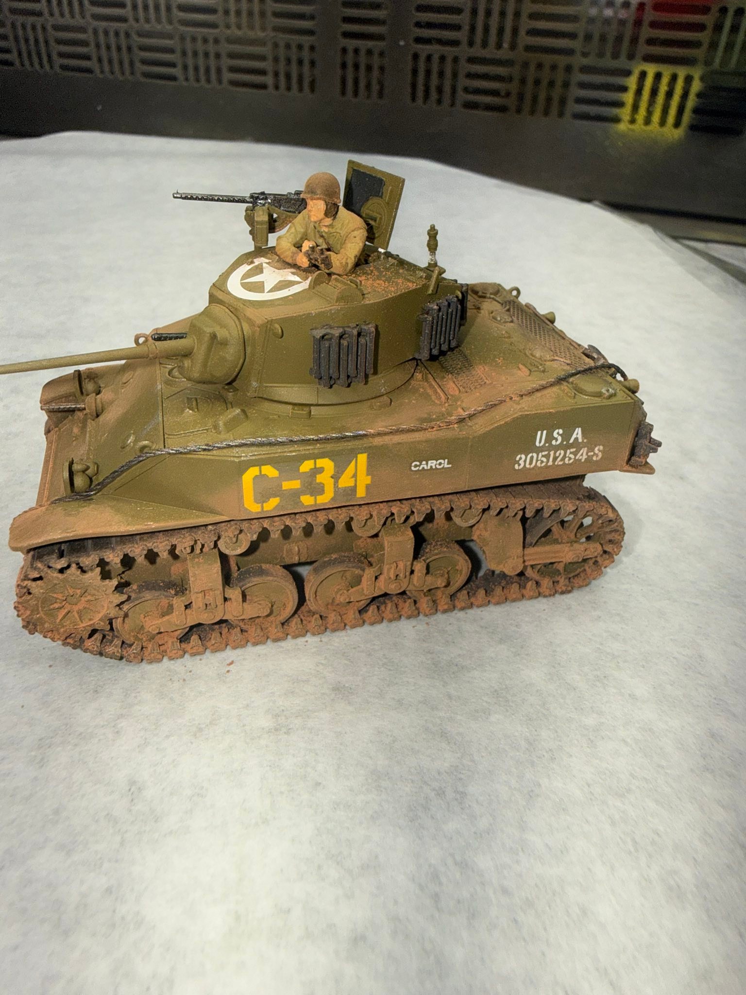 TAMIYA 1/48 Armure Militaire – 133 Mm, Canons Mobiles, 1 Figurine – Maquette à Monter 14 Ans+