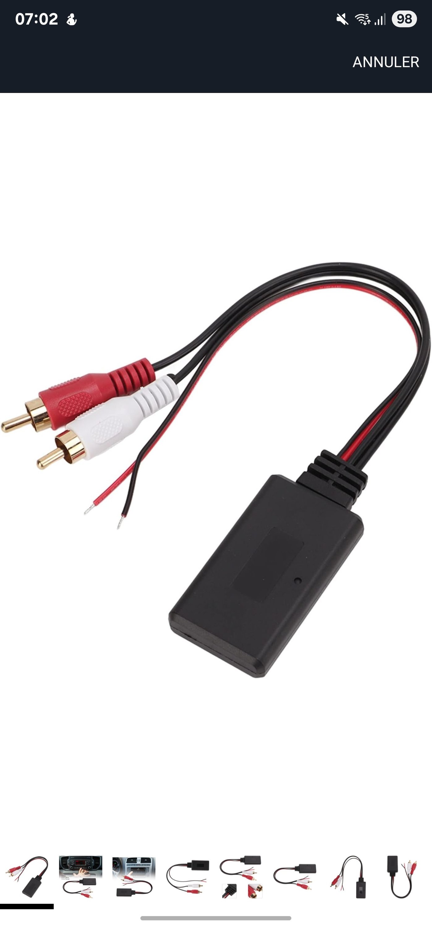 5V/3.1A Bluetooth Lecteur MP3 Adaptateur Radio Sans Fil Kit Emetteur Fm Voiture Chargeur Avec Dual Usb Ports Appel Main Libre Support Carte Sd Cle Usb Noir Rouge