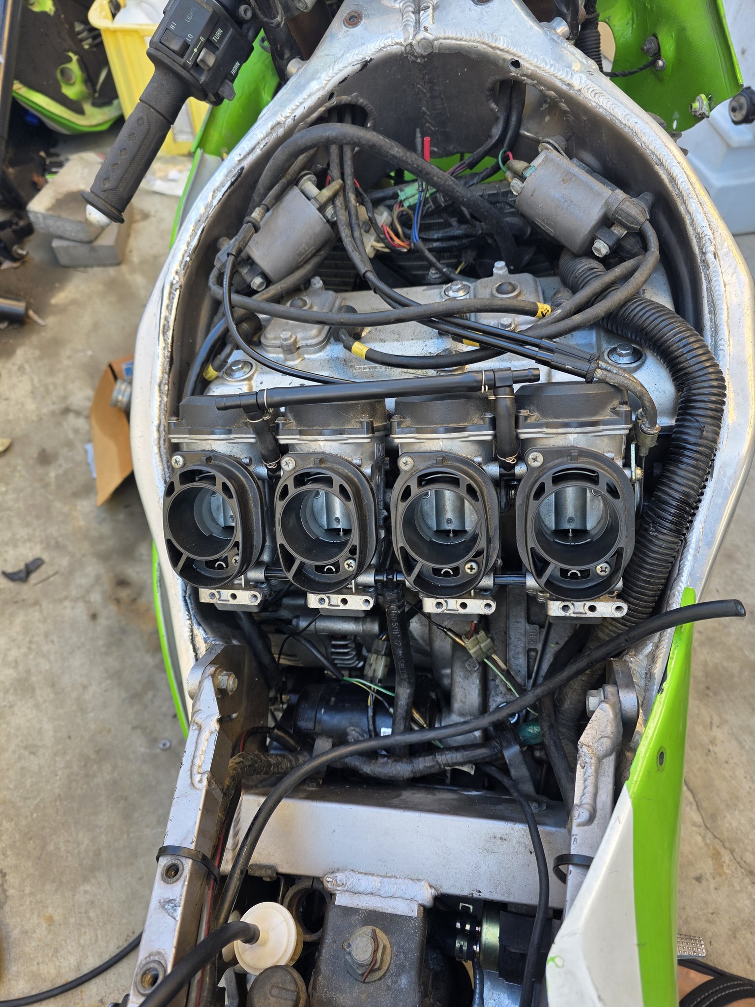 My 1989 kawasaki zx10 b I'm slowly restoring spent more money than