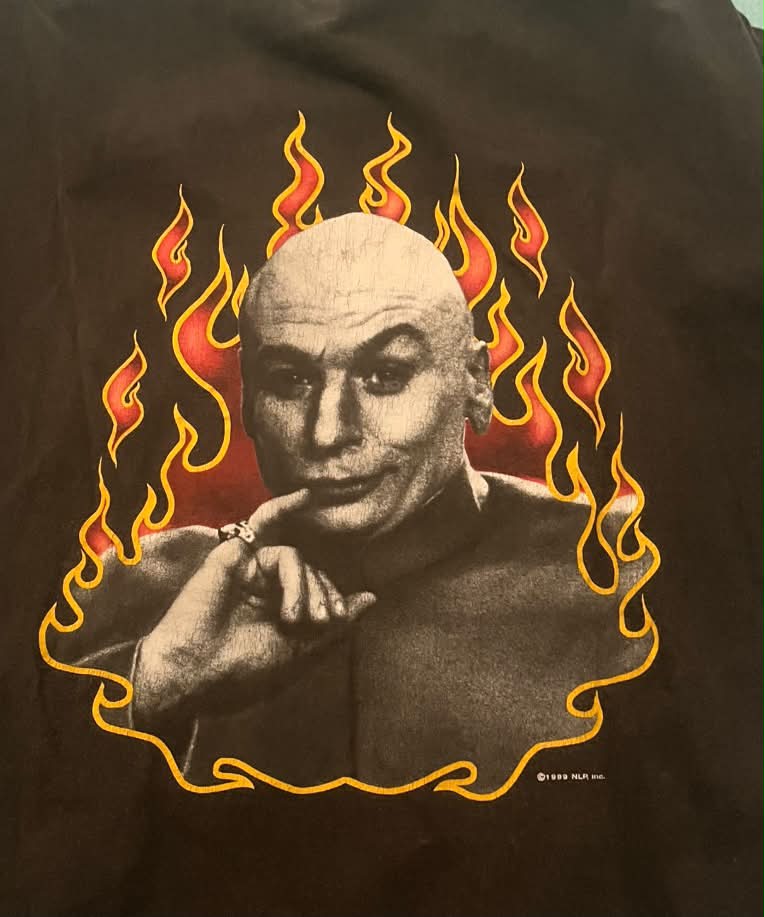 Vintage Dr. Evil T-shirt from 1999 Austin Powers movie