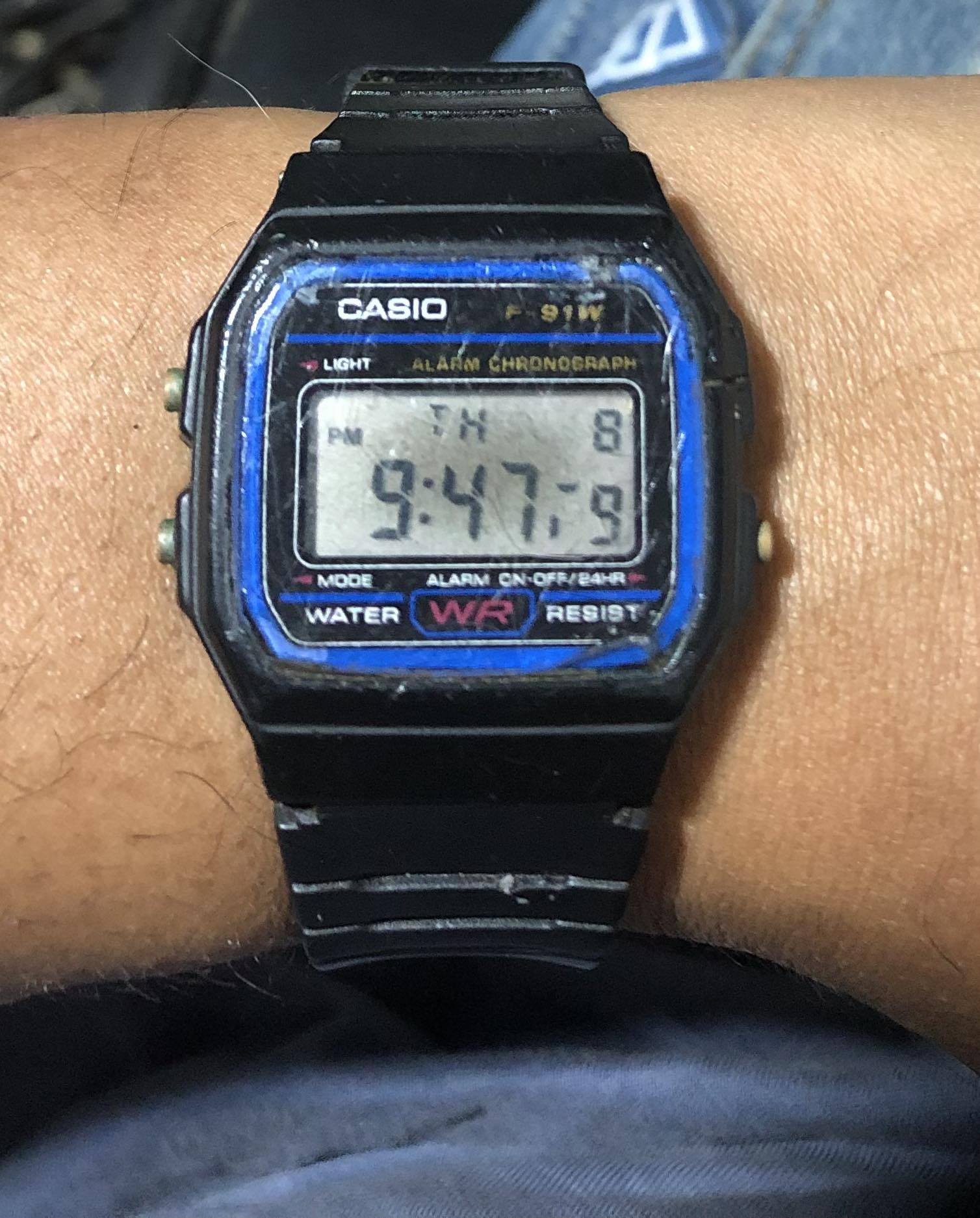 Vintage Casio Original Replacement Band - AB-50W-1EVZ NOS