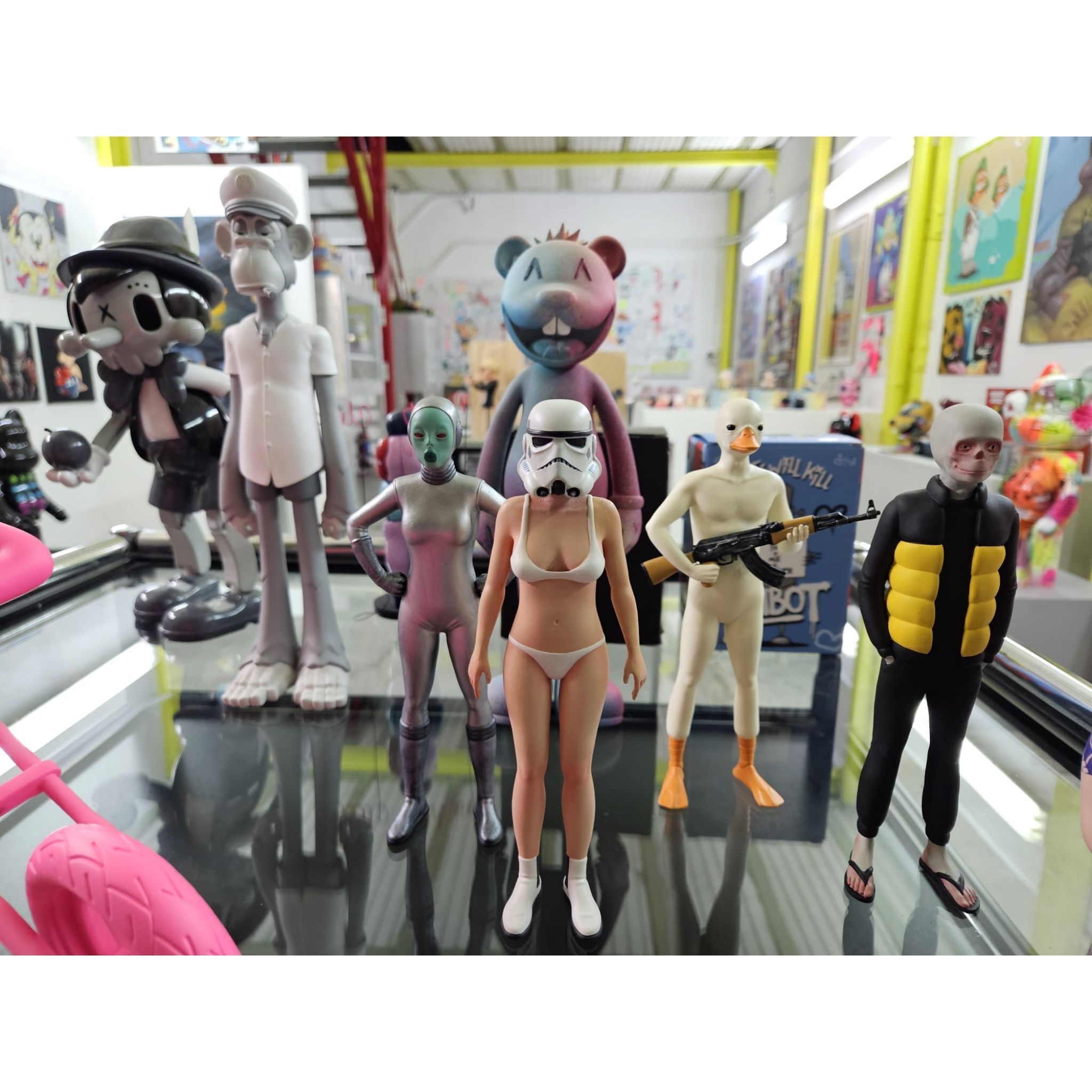 Early art toy movement pioneers Michael Lau and Eric So