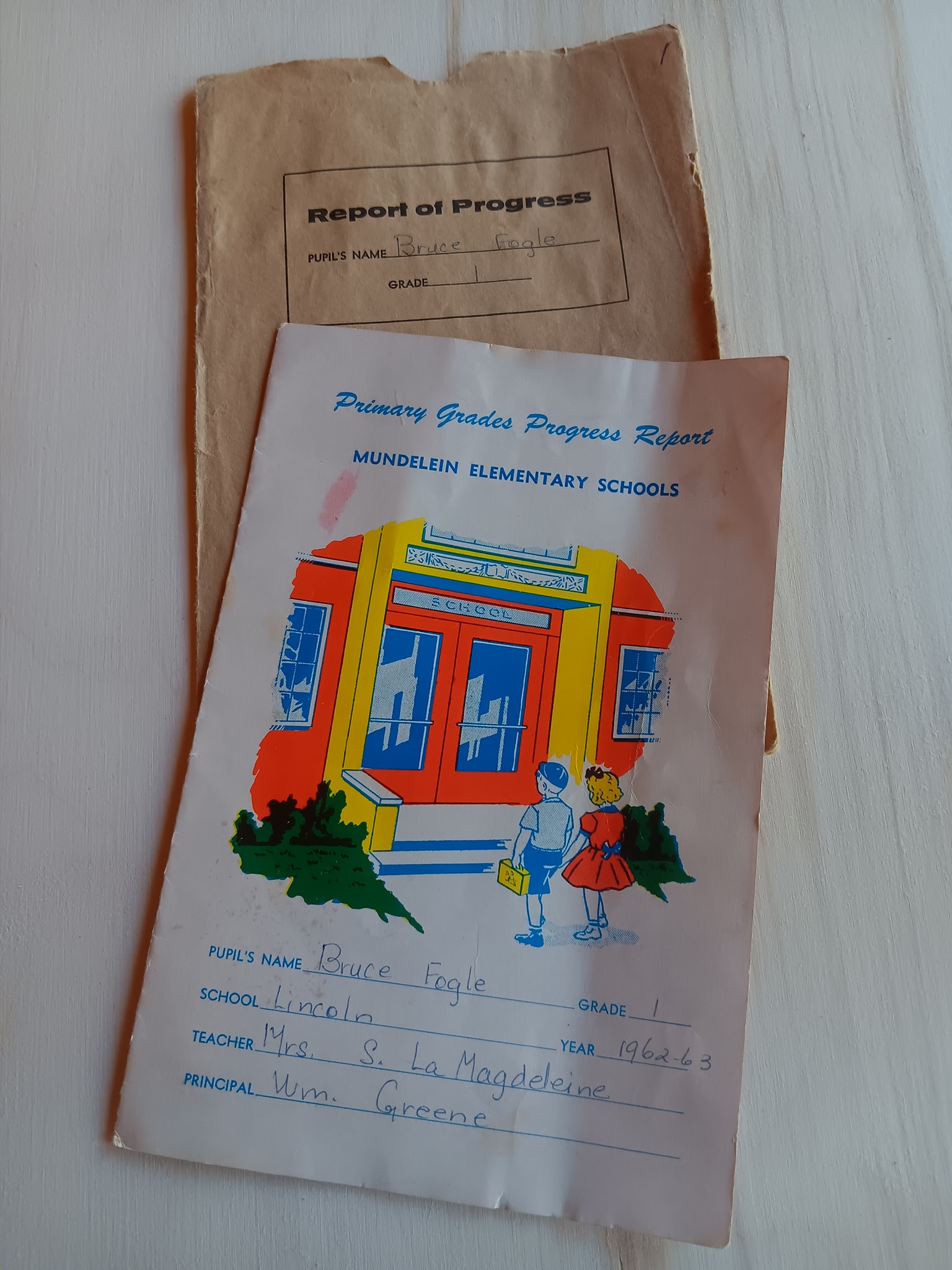 Look what I found! I must have pretended to be sick a few of those 