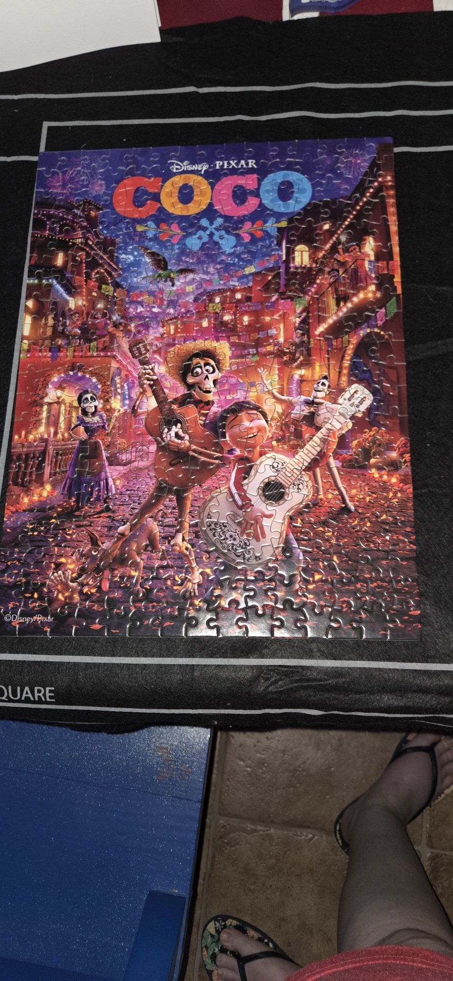 Ceaco Coco 300-piece puzzle review with difficult petal and stone work