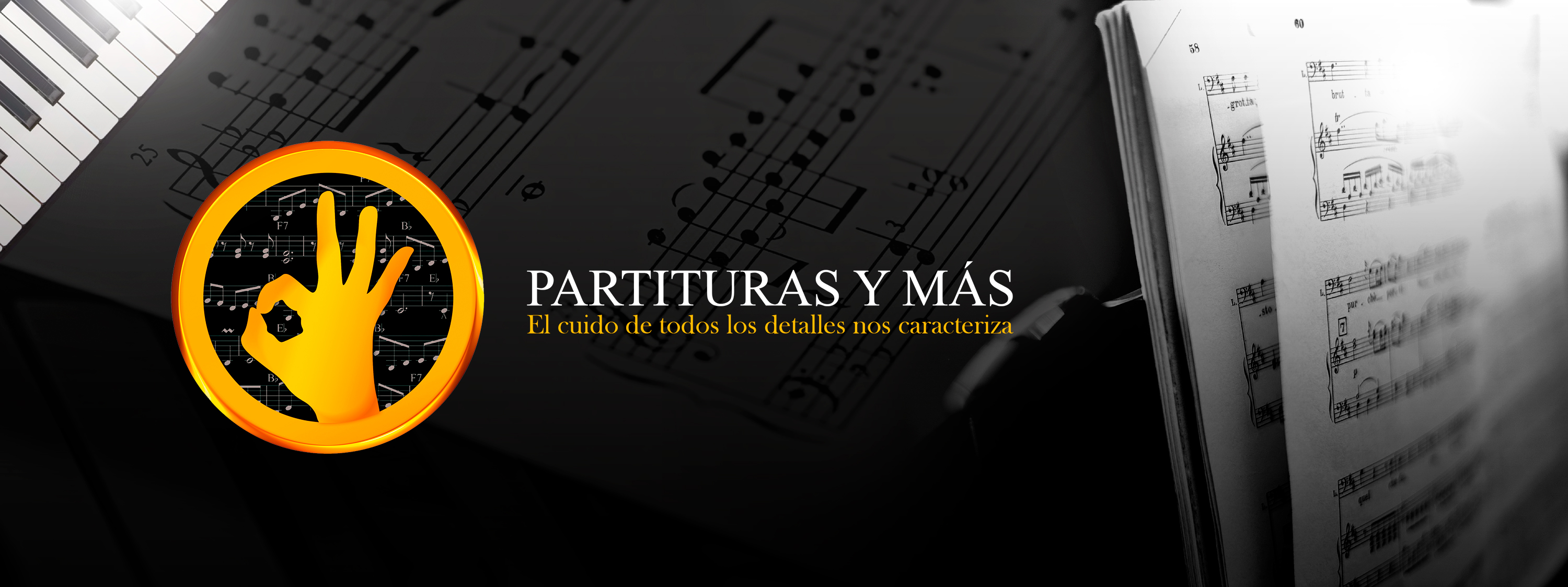 Partituras y más.