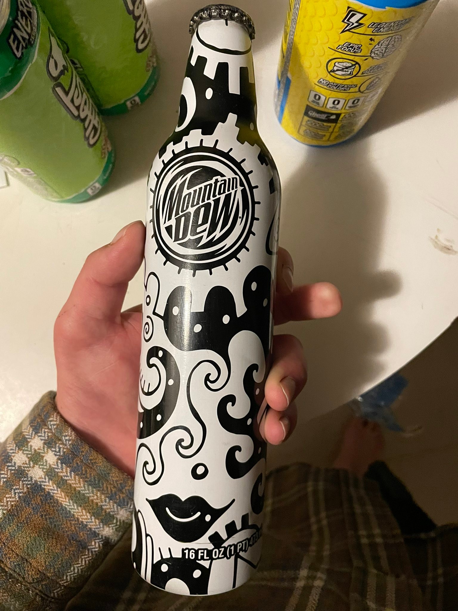 激レア 未開封 PUSHEAD Mountain Dew Green Label RARE Mountain Dew