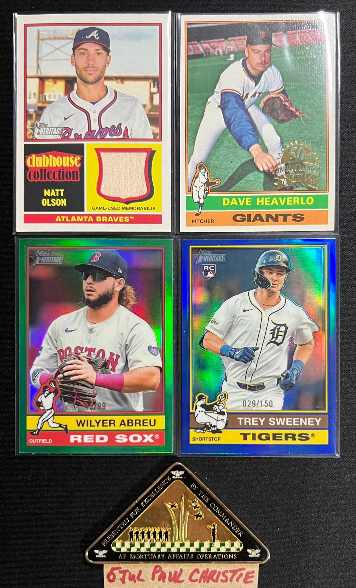 Paul Skeens 1989 Relic Card, limited edition of 150