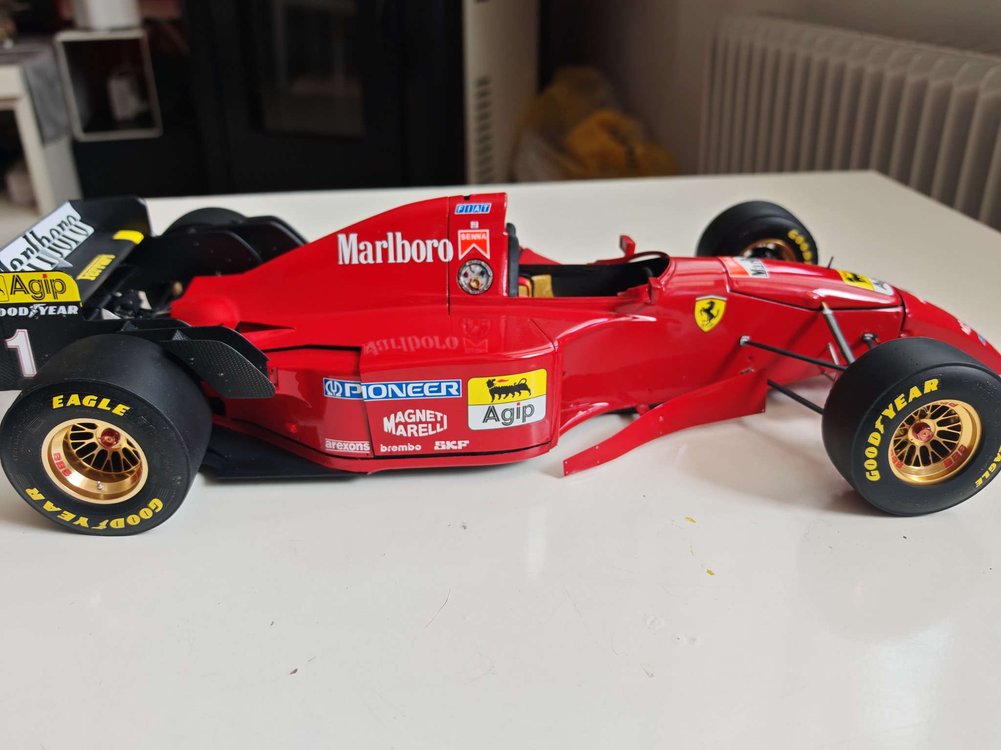 FERRARI 412 T2 1:12 AYRTON SENNA 1995 WORLD CHAMPIONSHIP 1994 ( A 