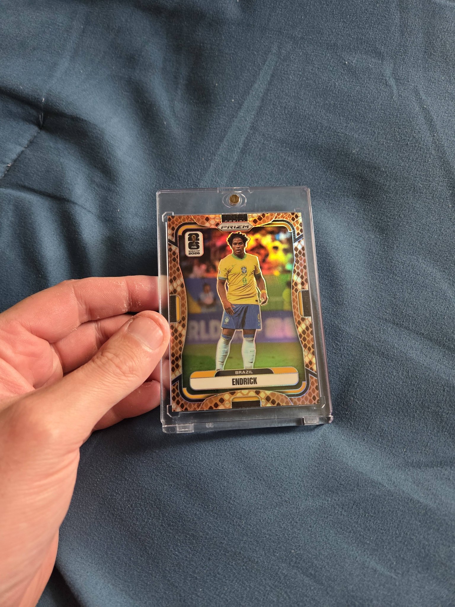 2026 Panini World Cup Brazil Endrick Snakeskin Prizm Card for Sale