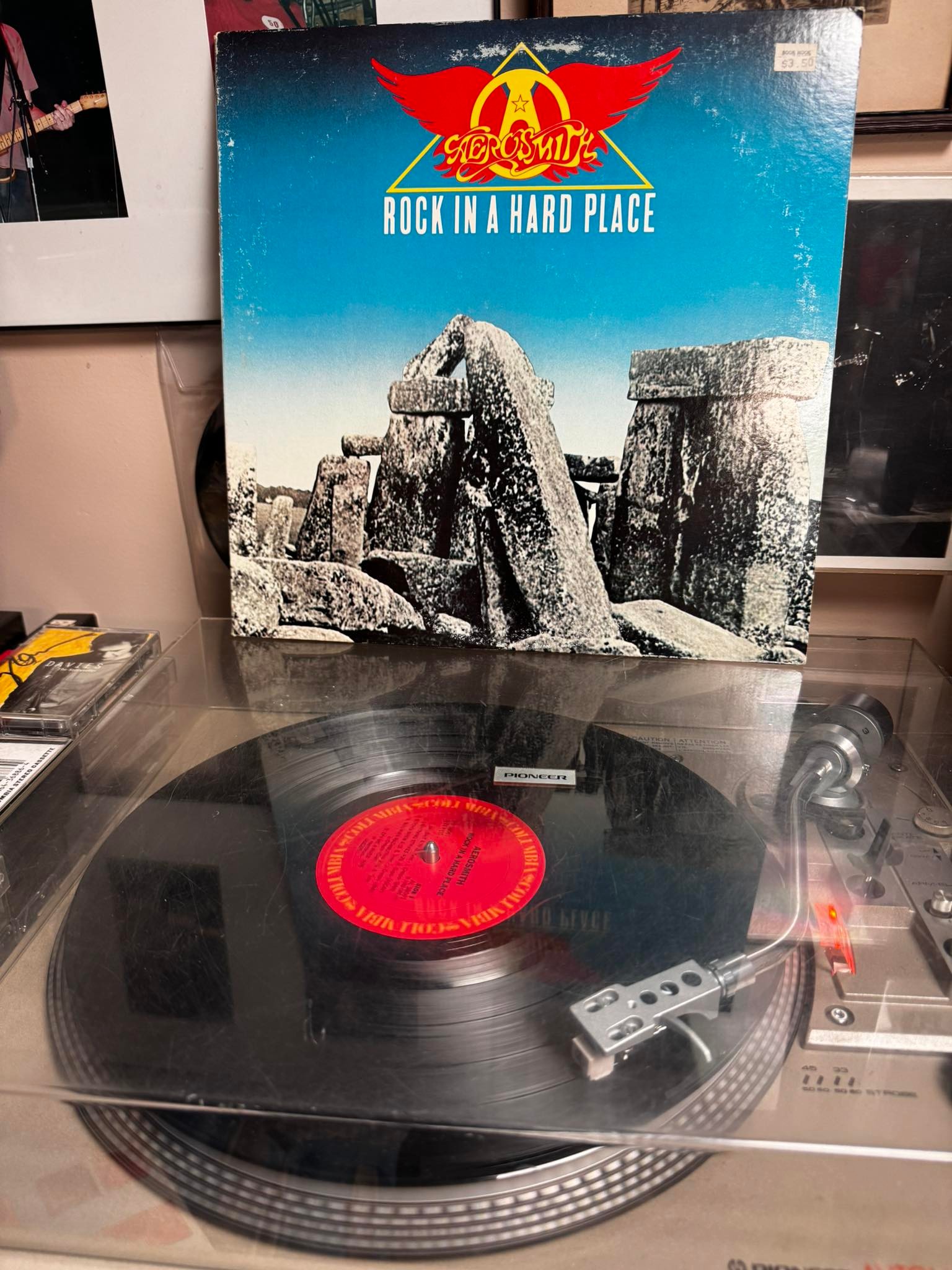 Aerosmith's Rock In a Hard Place LP from 1982