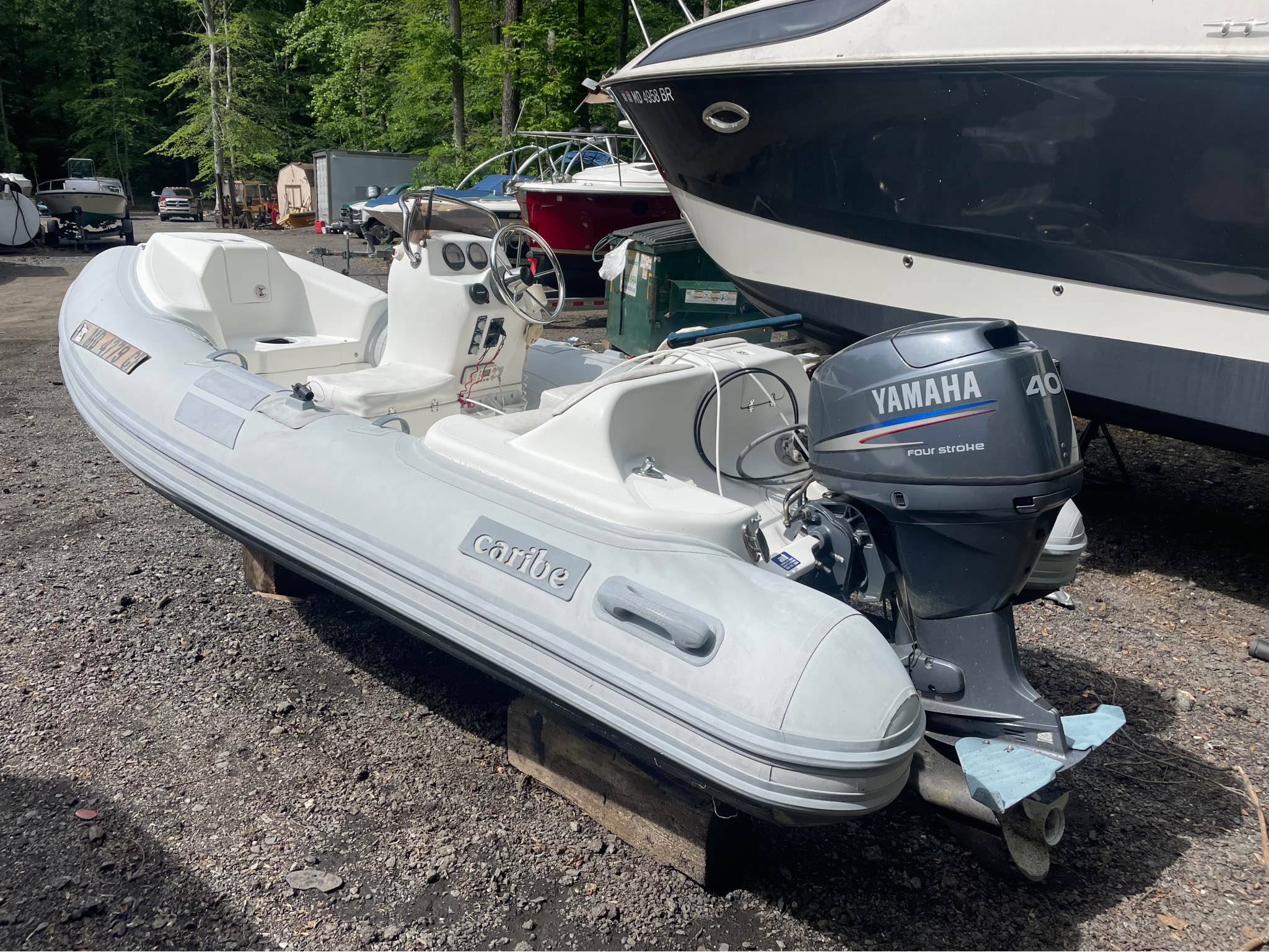 2008 Caribe rib inflatable