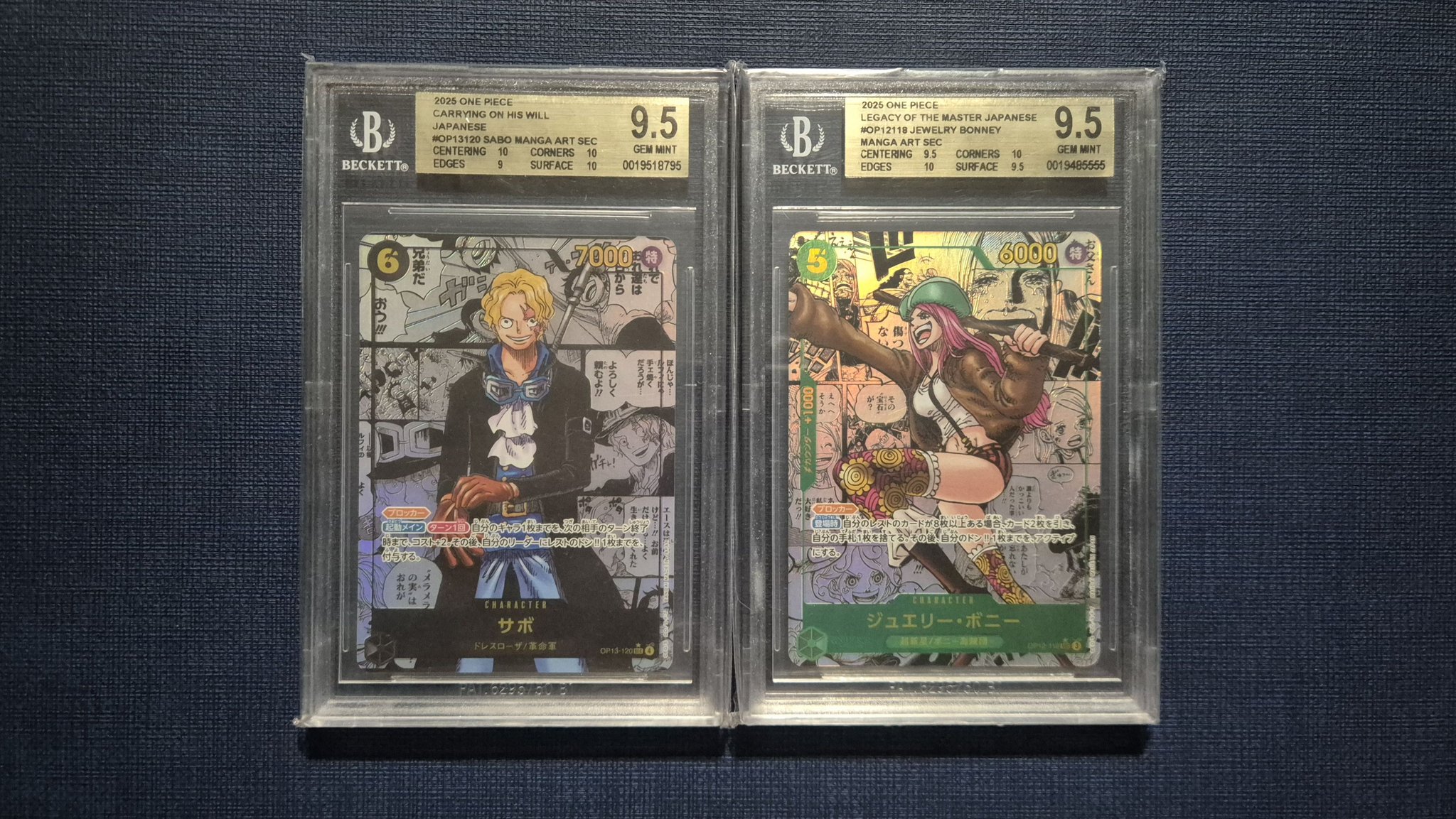 BGS9.5 One Piece Manga Slabs for sale