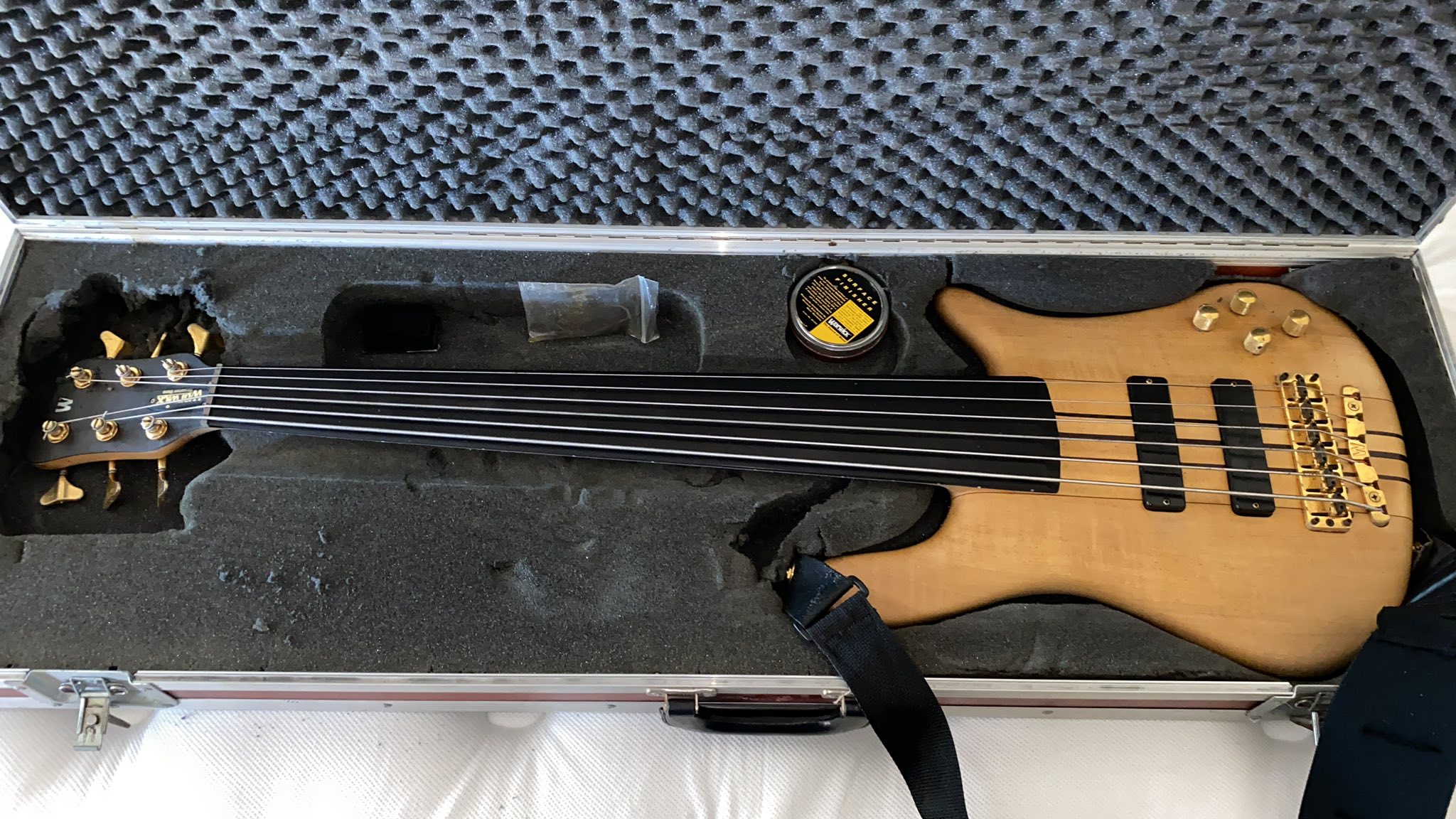 1989 german warwick streamer stage i fretless bass
