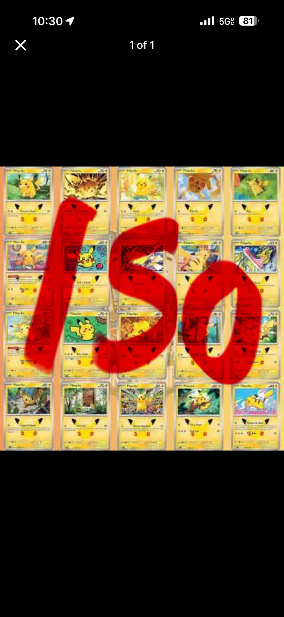 Bulk Pokémon Card Lots: 30 Cards for $1.50 Each