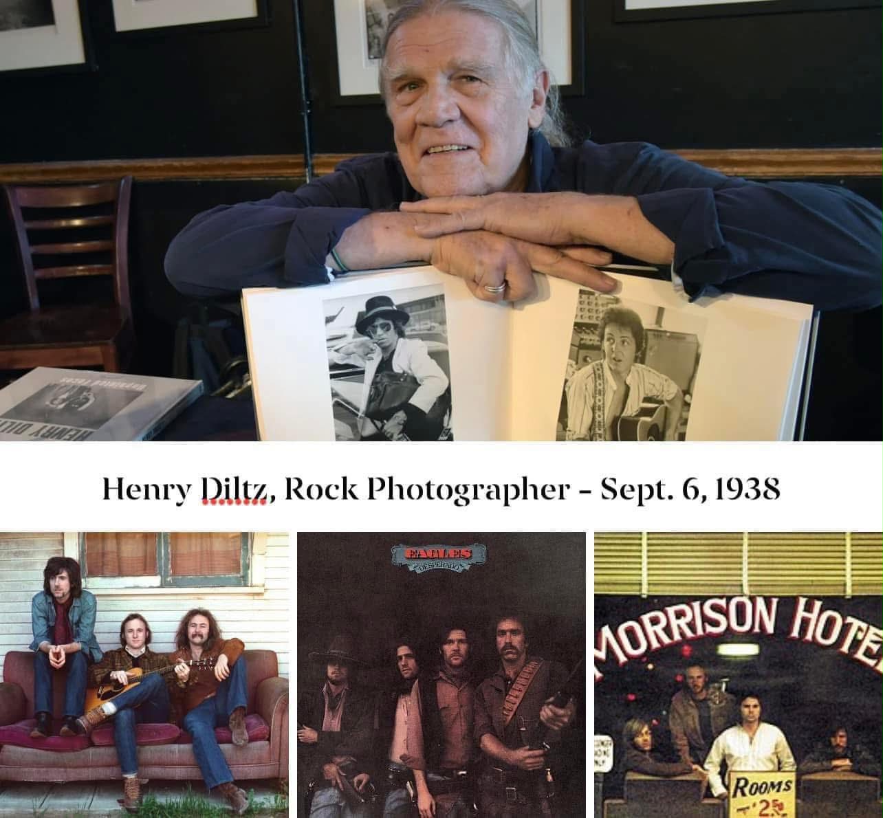 Happy 88th birthday to legendary rock photographer Henry Diltz