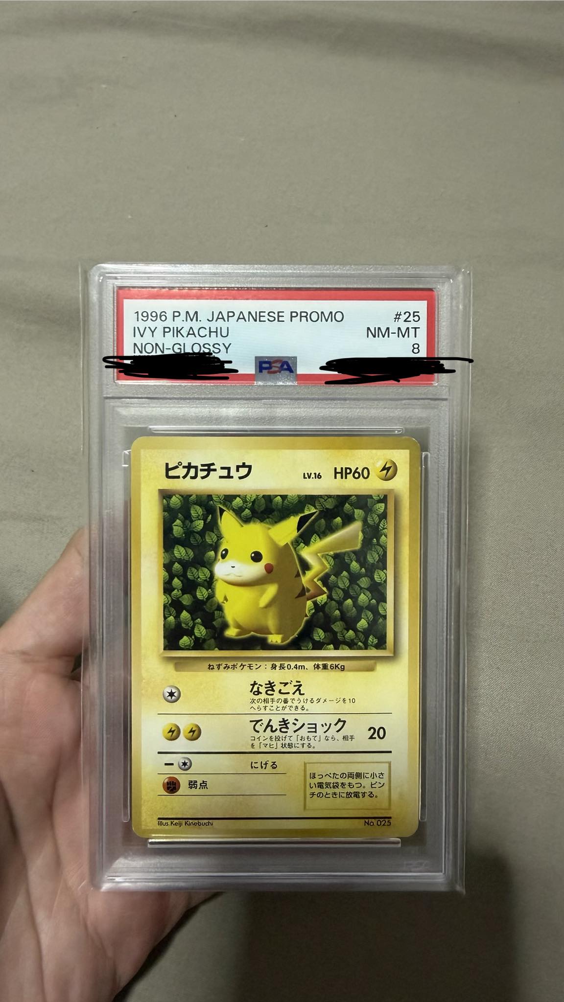 Ivy Pikachu Corocoro Promo October 1996 Ken Sugimori Error - $400