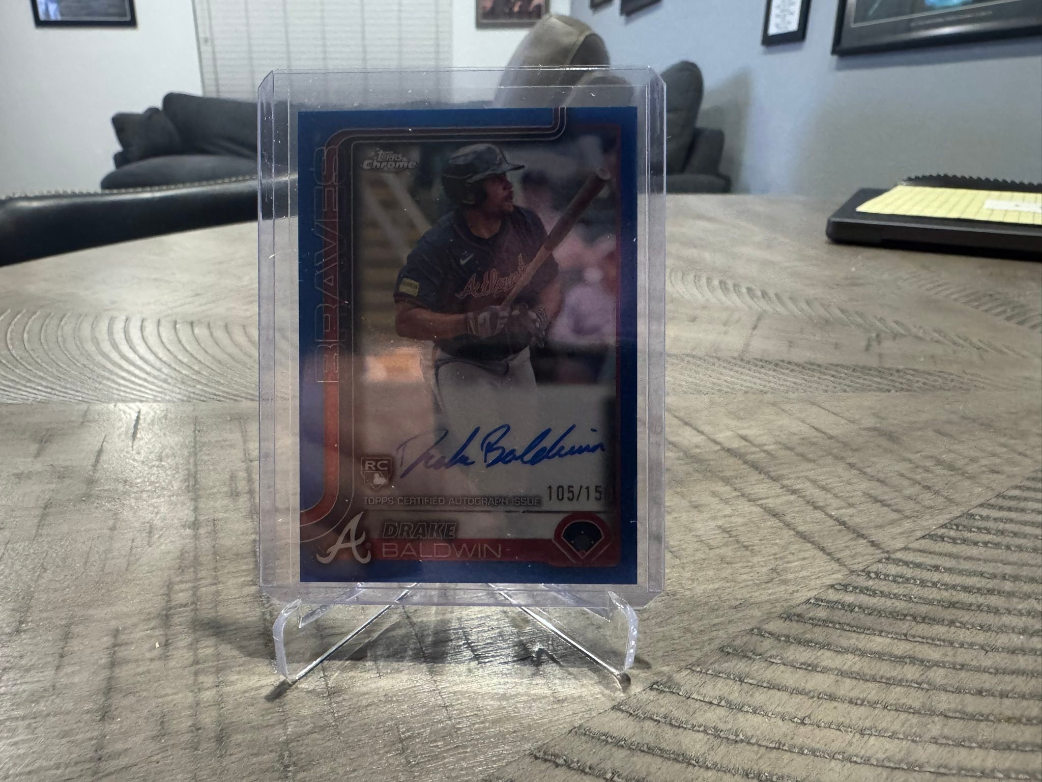 Drake Baldwin autographed Topps sports card