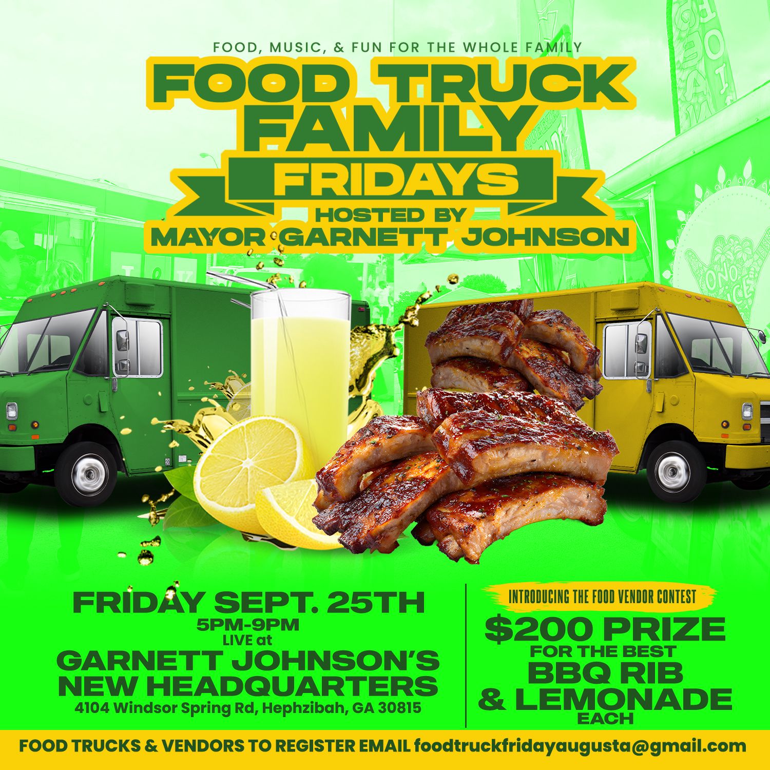 Food Truck Family Fridays Augusta | Hephzibah GA