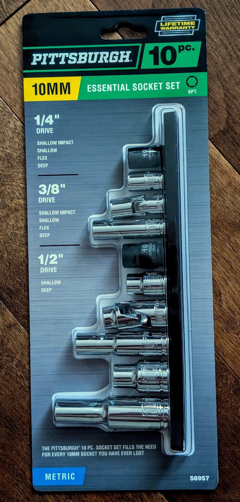 3/8” Drive 10mm Extra Long Spark Plug Socket – Deep Metric Square