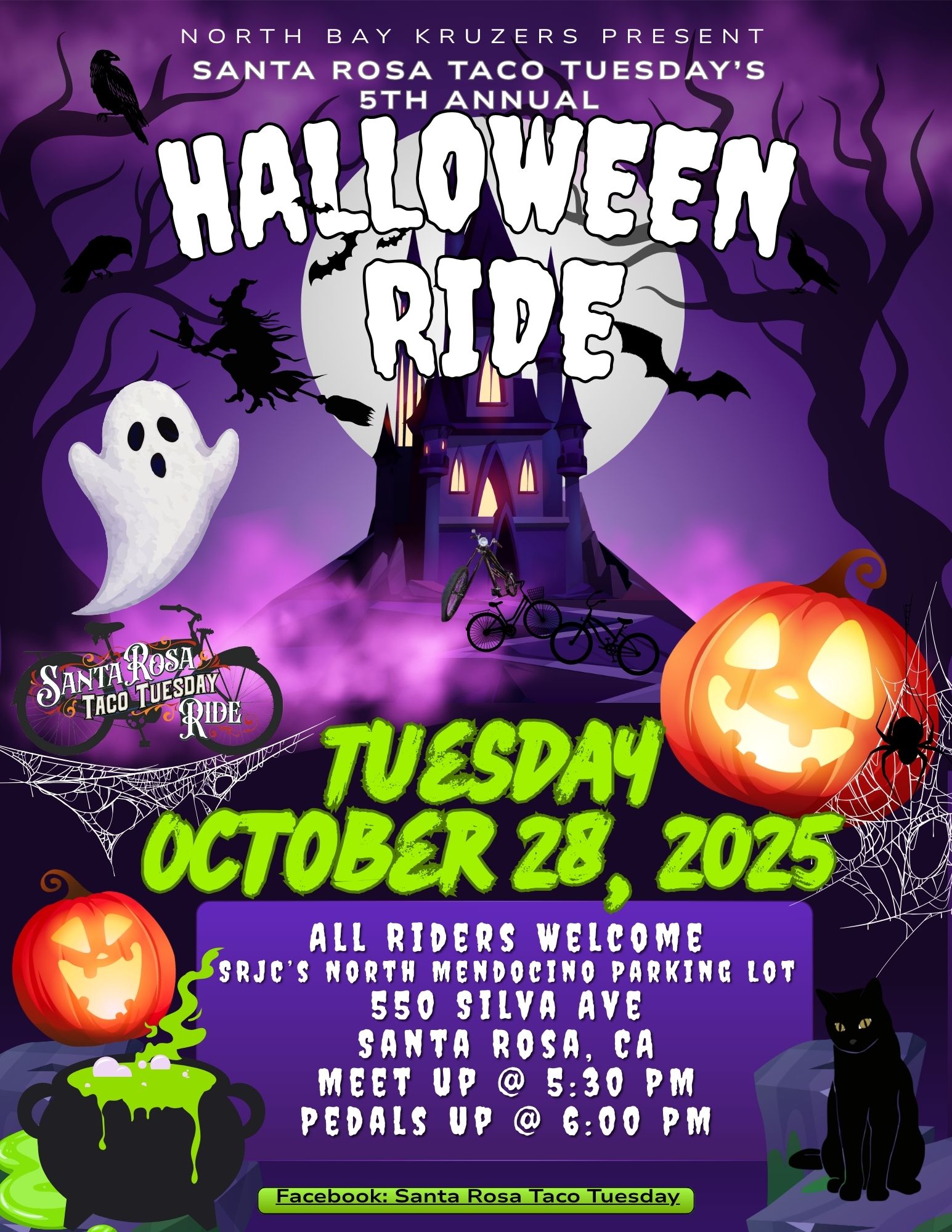 Santa Rosa Taco Tuesday Ride and more | Book your calendar and get ...