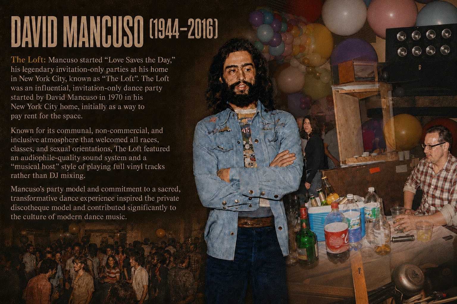 David Mancuso and The Loft New York Dance Party
