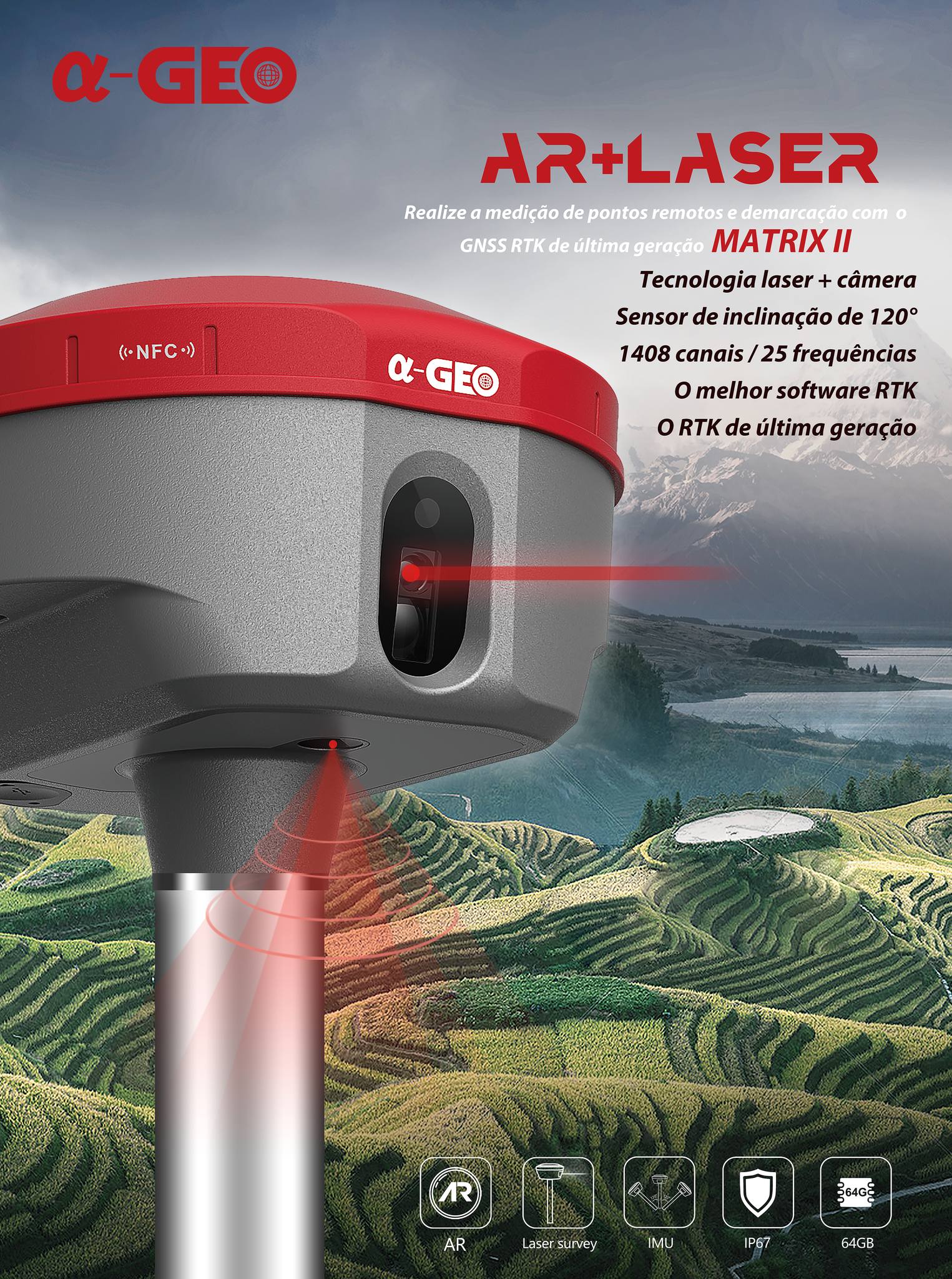 LHGeo - Matrix II AlphaGeo - O RTK de última geração Tecnologia laser ...