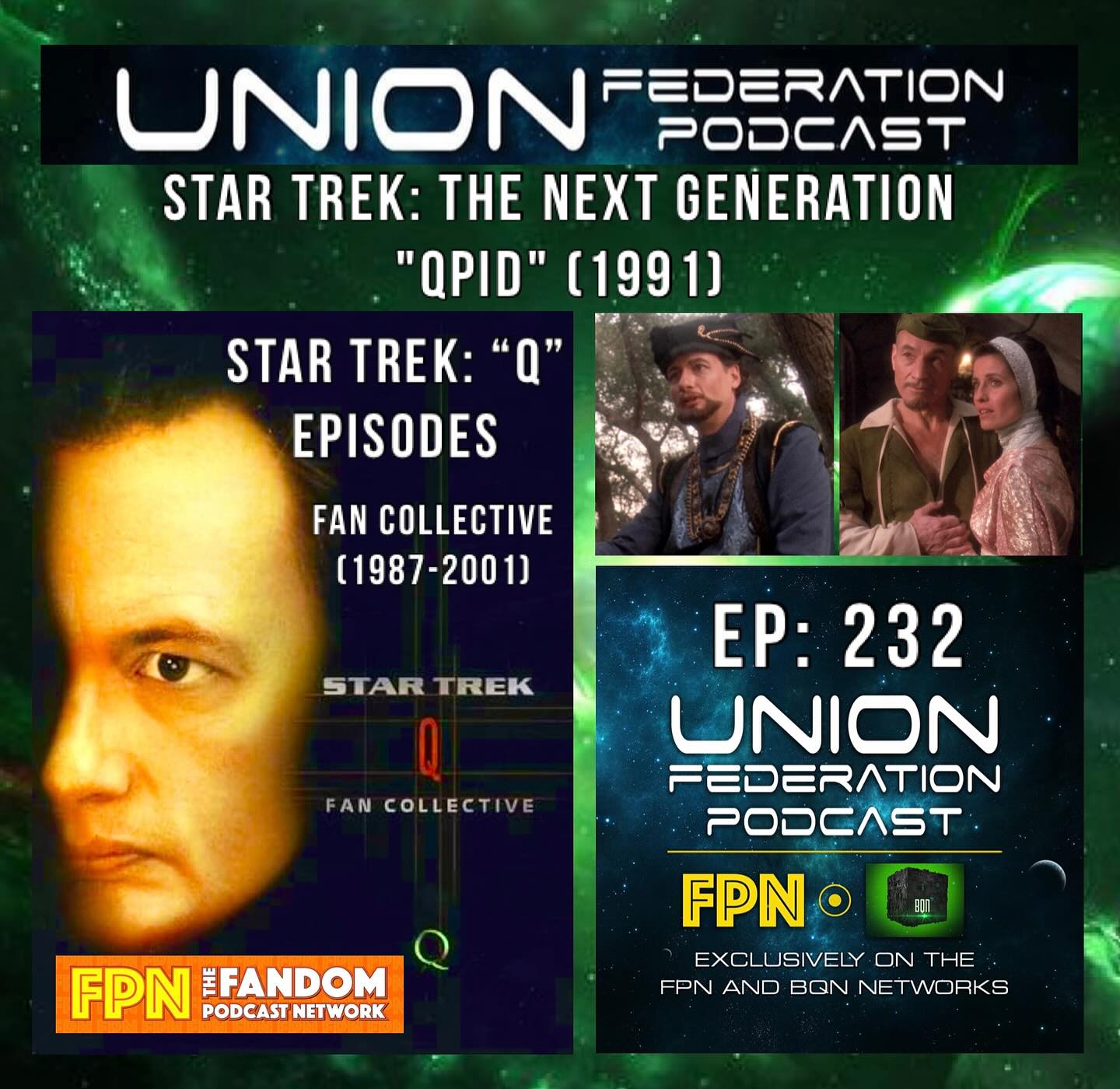 Kevin - #StarTrek “Q” Episodes #UnionFederation EP.232: “#Qpid” (1991 ...