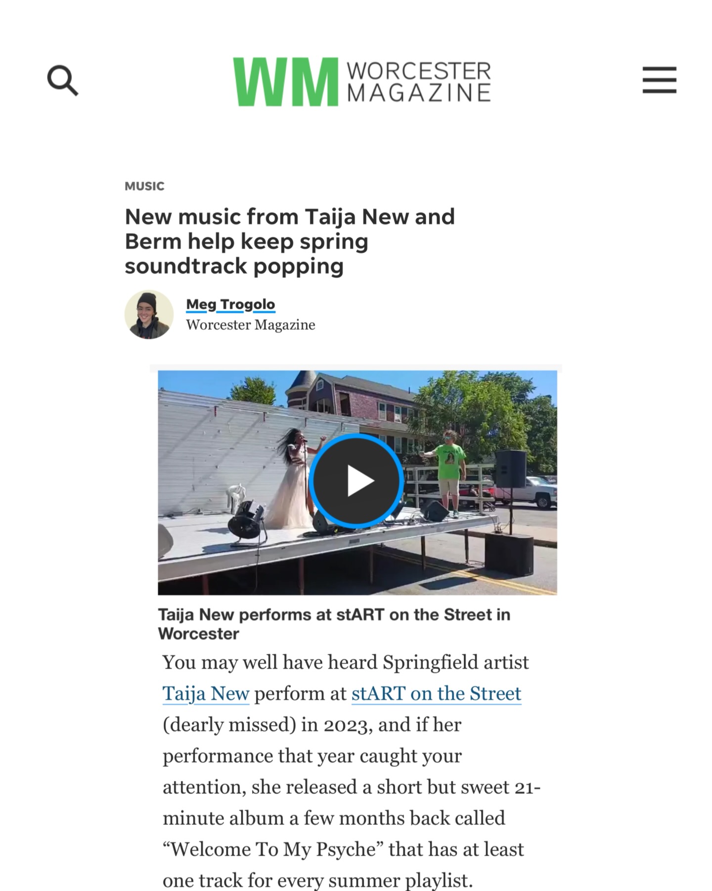 Taija - Now you just hold your horses for a whole second Worcester ...