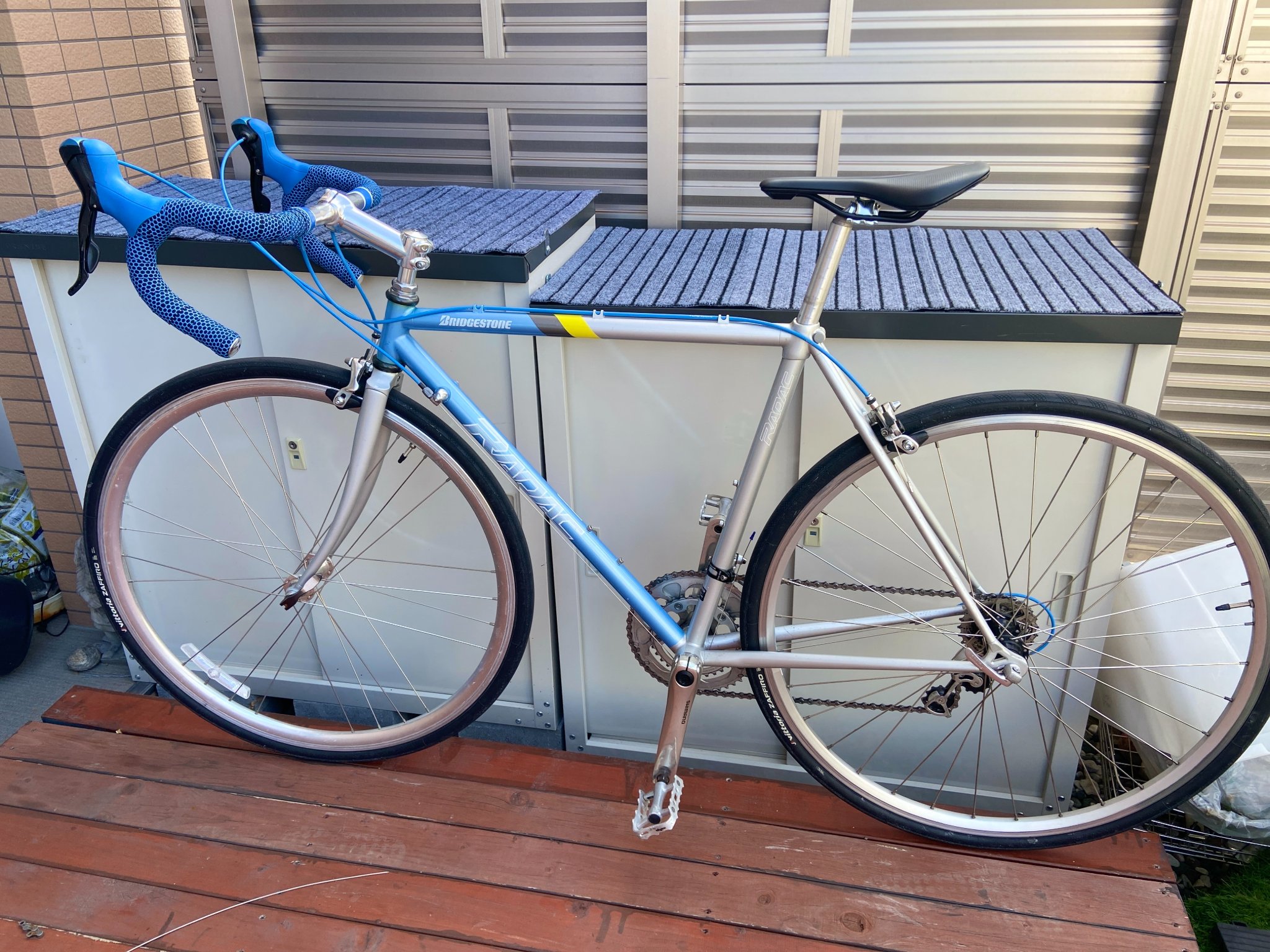 Bridgestone Radac frame for two steel road bike forks
