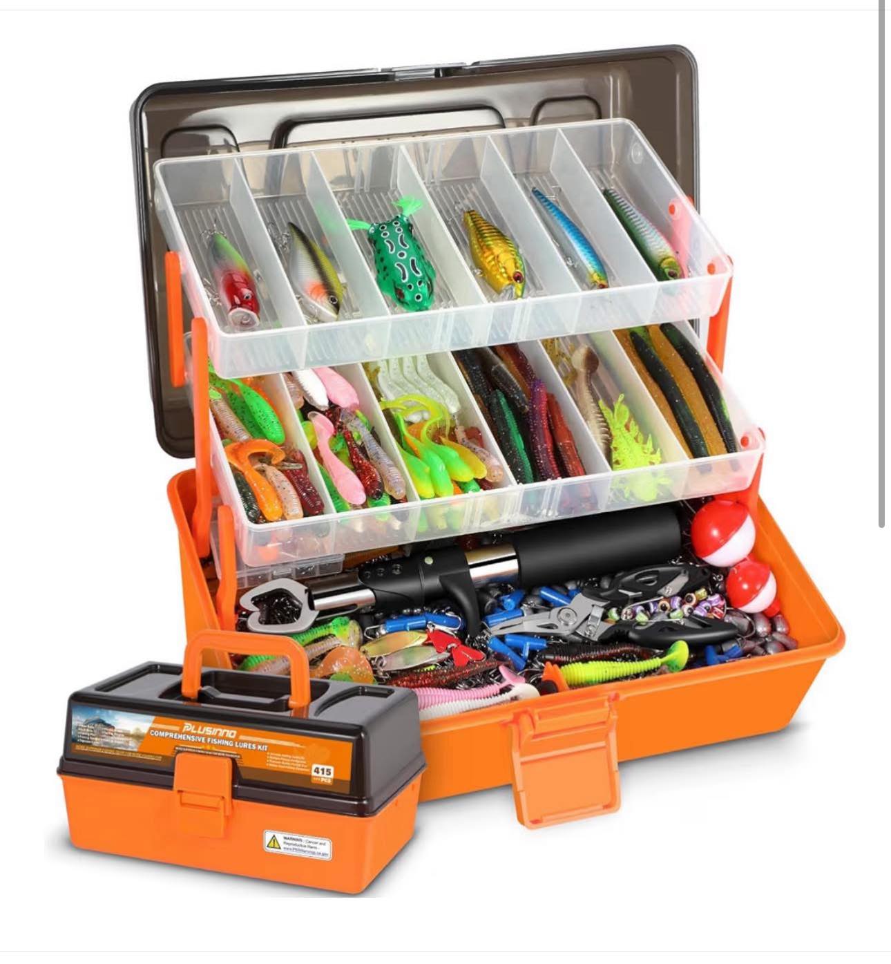 fisher price fishing pole and tackle box Fisher-Price Mini Me Moments Camp & Crinkle Set 2 crinkle fish to catch  Fisher Price Red Tackle