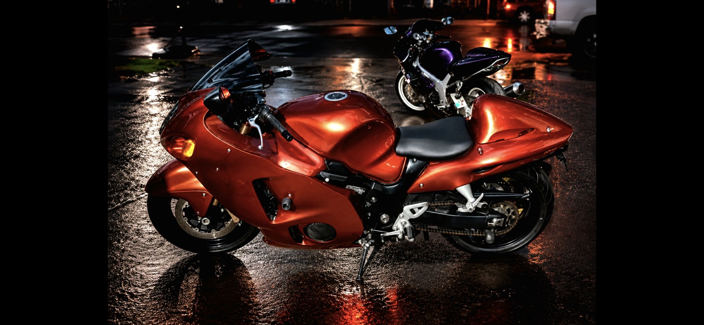 2003 Suzuki Hayabusa Limited Edition with custom orange pearl