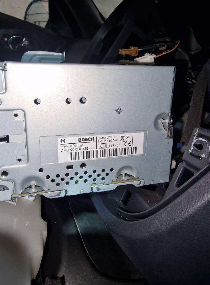 Nissan Juke Bosch LCN Radio SAT NAV Unlock PIN Code – All Models, Instant Delivery