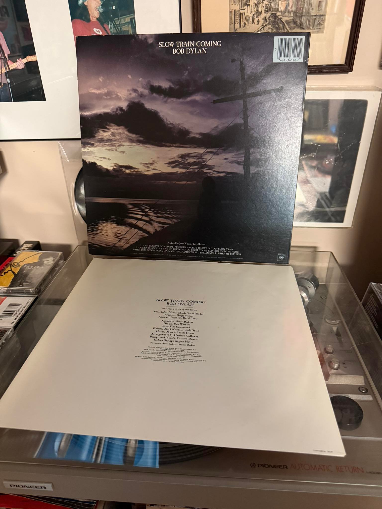 Bob Dylan's Slow Train Coming LP from 1979