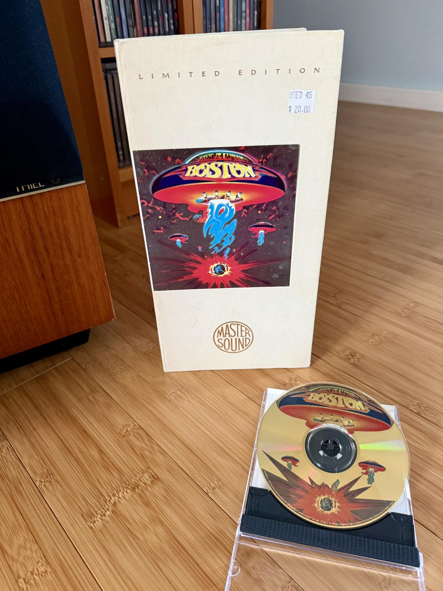 Boston concert audio CDs gifted to a fan