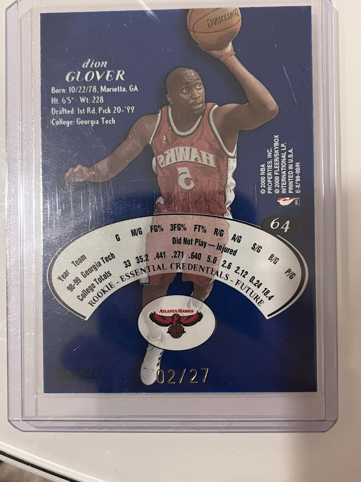 What is 1999-00 skybox ex rookie card variation?