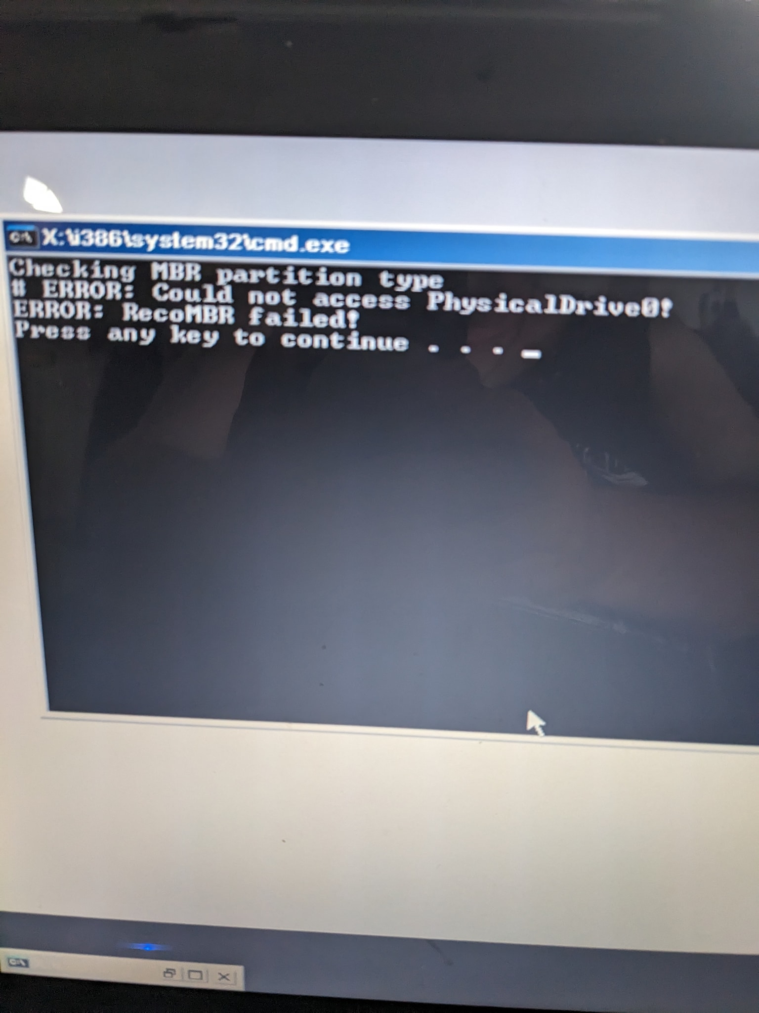 Why won't 1TB SSD install on 32-bit Toshiba Satellite Pro A100?