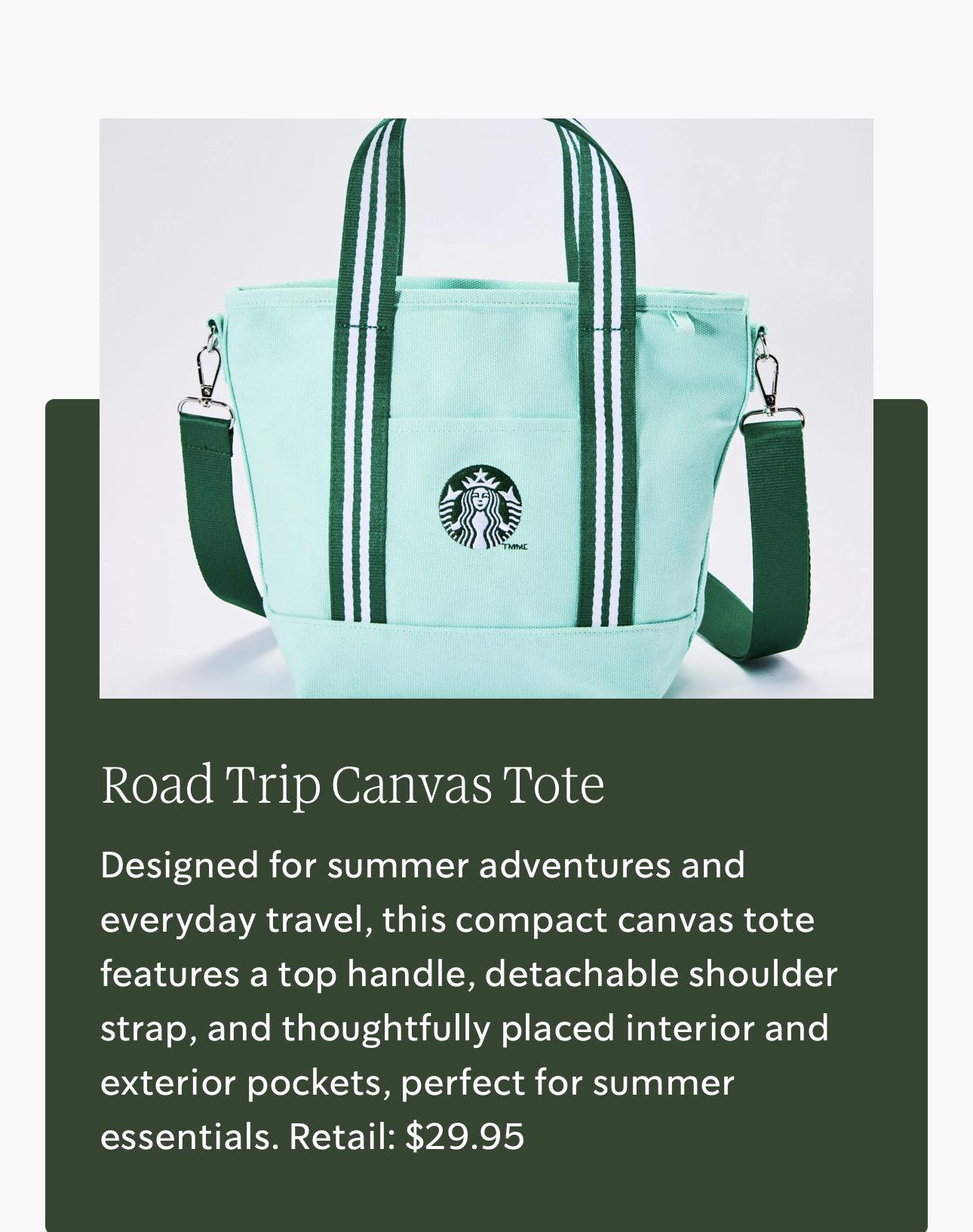 Starbucksロードトリップ キャンバストート | ヤマダウェブコム