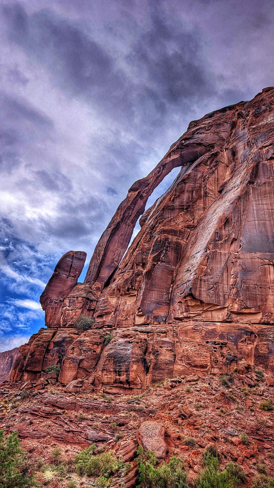 Window Rock, AZ. Great town to visit and park. Code talker