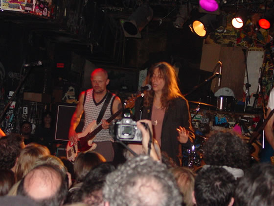 Today 18 years ago! Patti Smith, with Flea on bass, performs on
