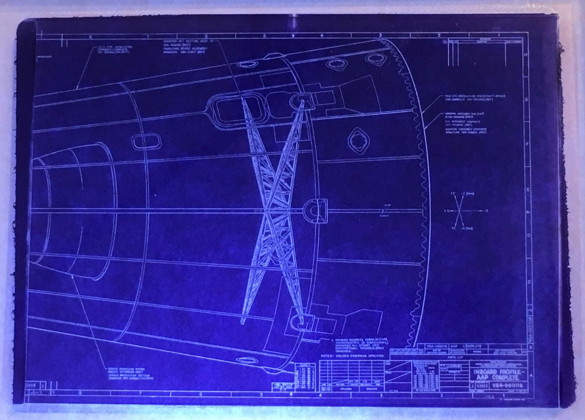 Apollo CSM Microfilm plans from NAA. 手 番に5 お.. к-киимры =2
