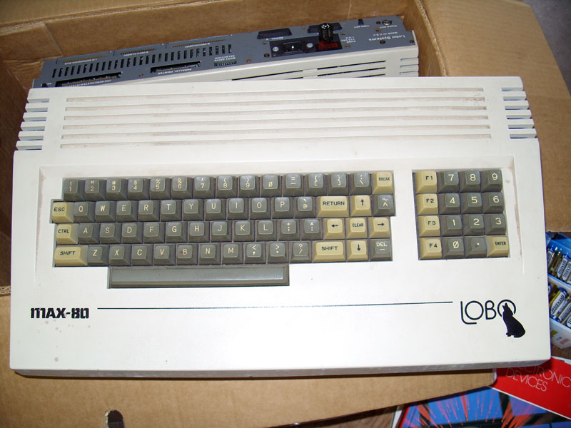 Lobo MAX-80 computer from BitHistory collection awaits restoration