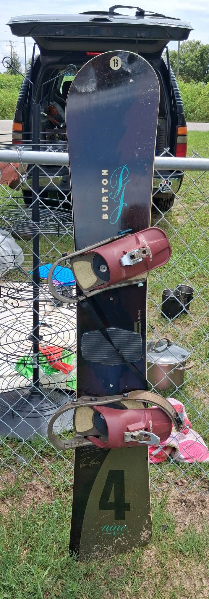 Vintage Burton Motion 156 Snowboard 2001/02 Dragon Graphic Retro