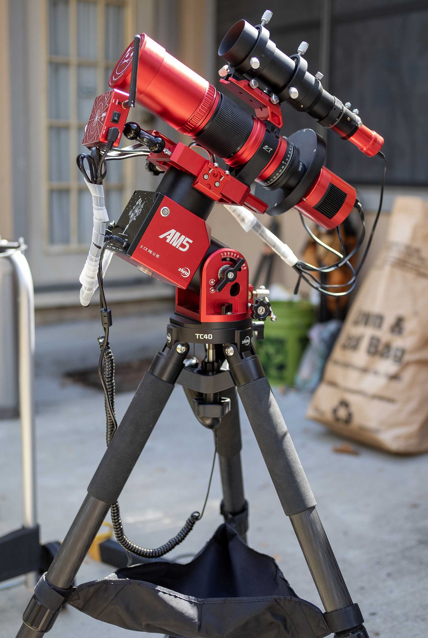 How to set up a camera with an ADC for astrophotography?