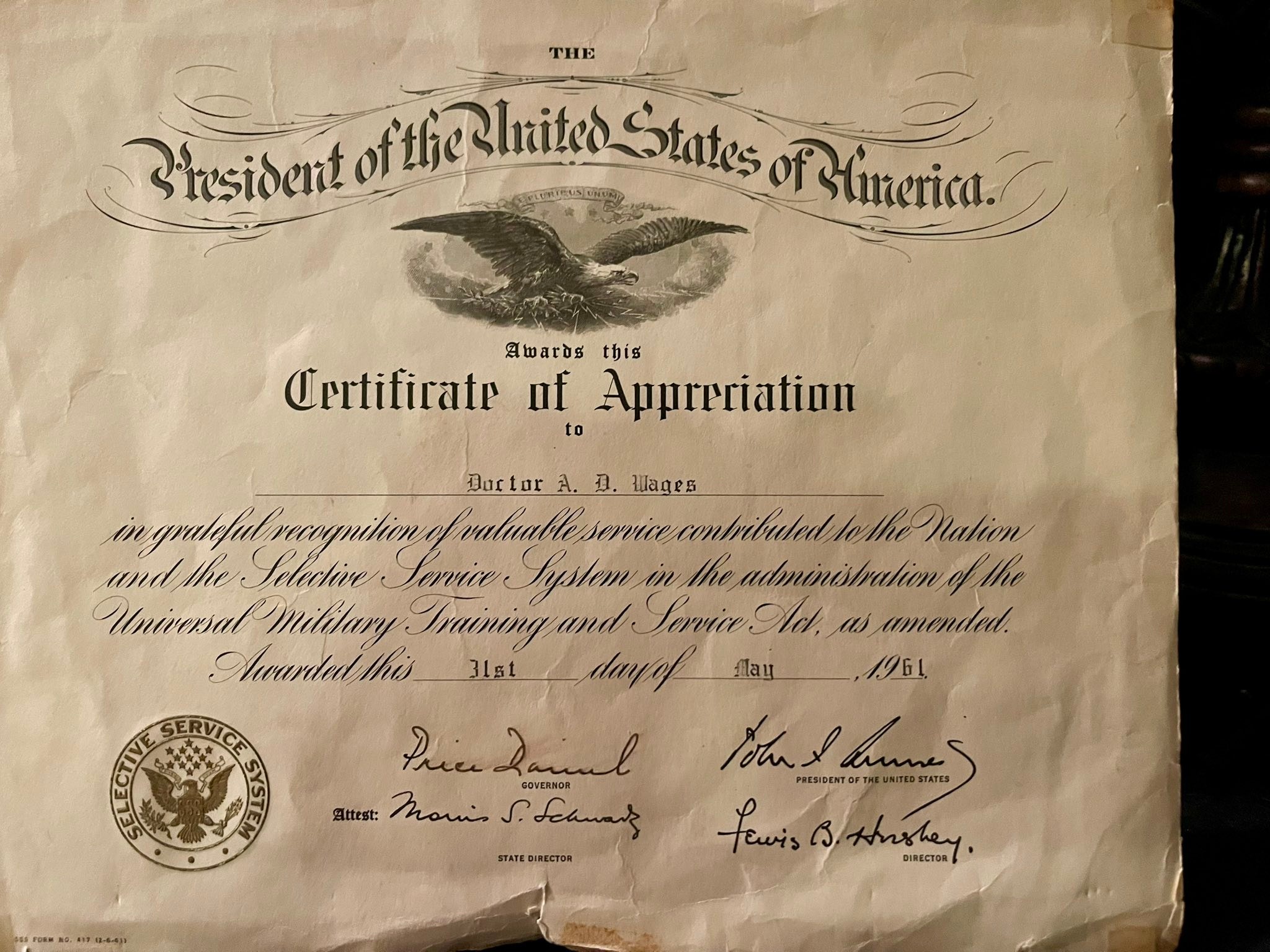 Rare Presidential memorabilia from Charles A. Jones' scrapbook shared