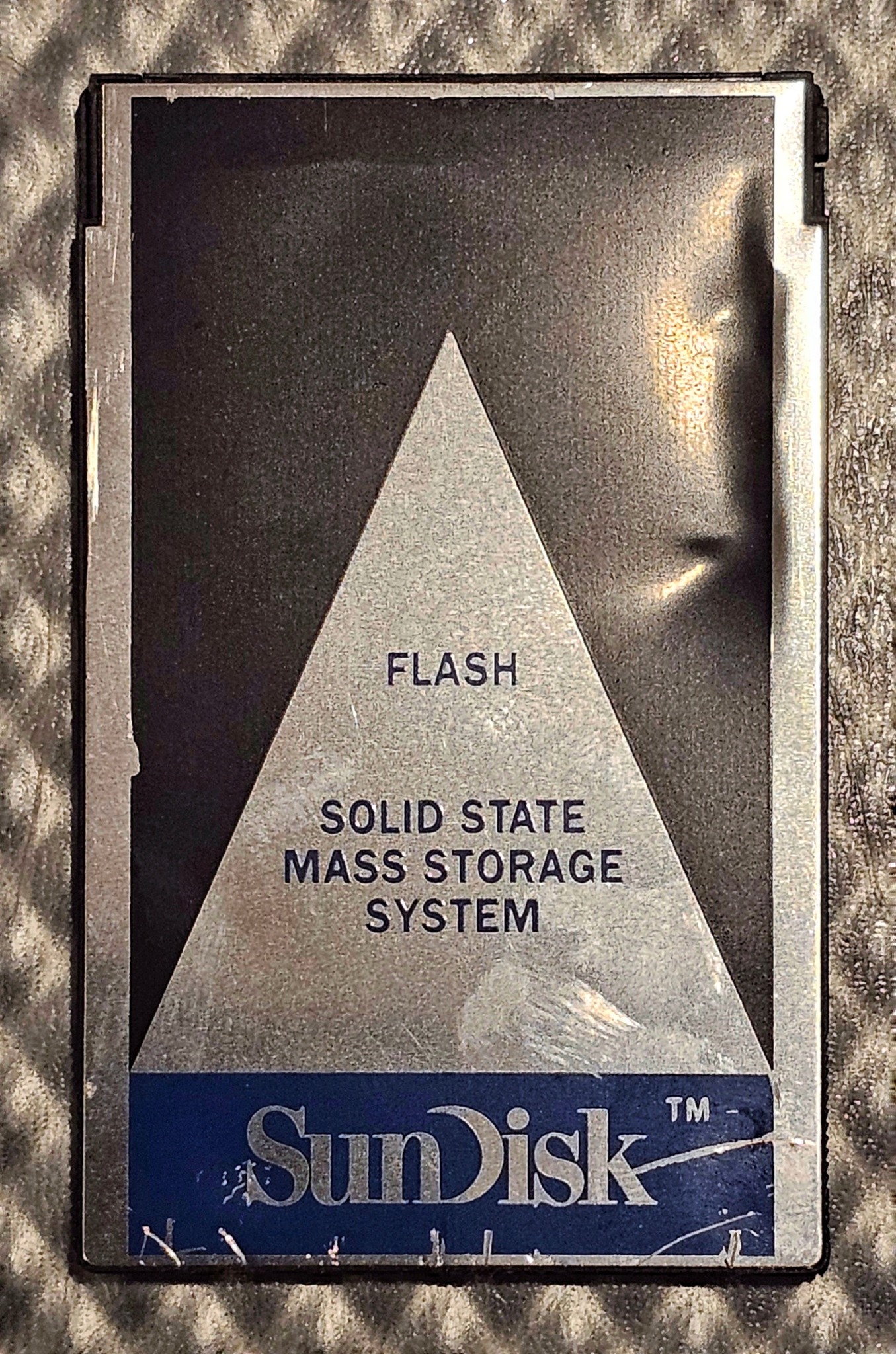 SunDisk 10mb PCMCIA flash storage for HP 95lx