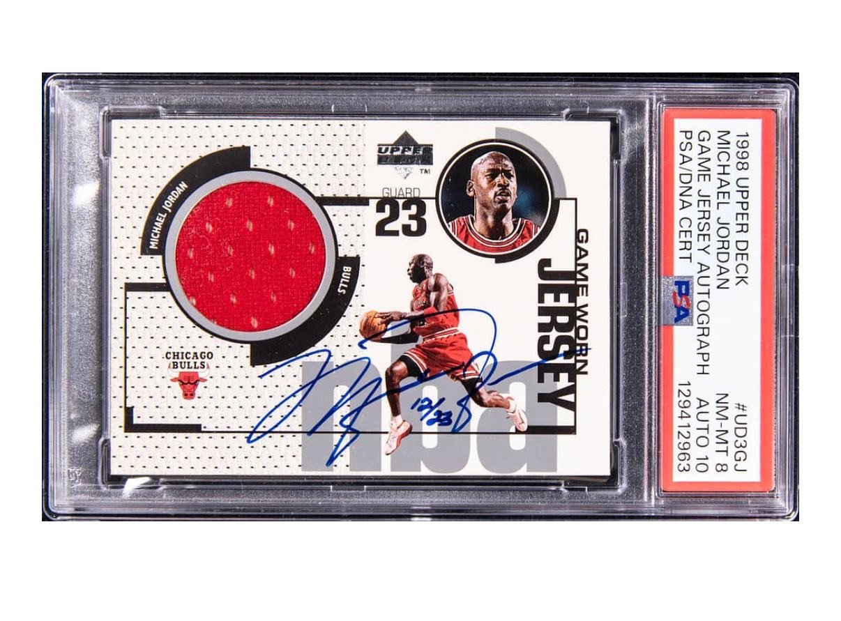 What is the story on the 1999-2000 Michael Jordan A Higher Power 