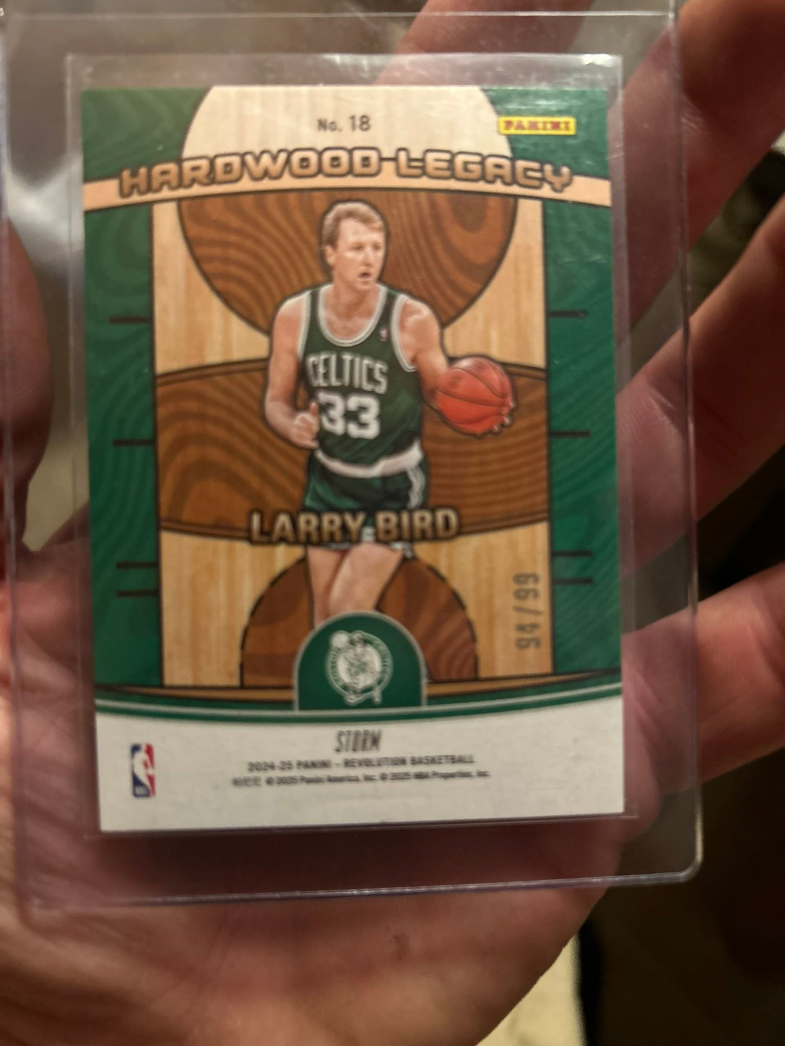 2024-25 revolutions kaboom Larry Bird card