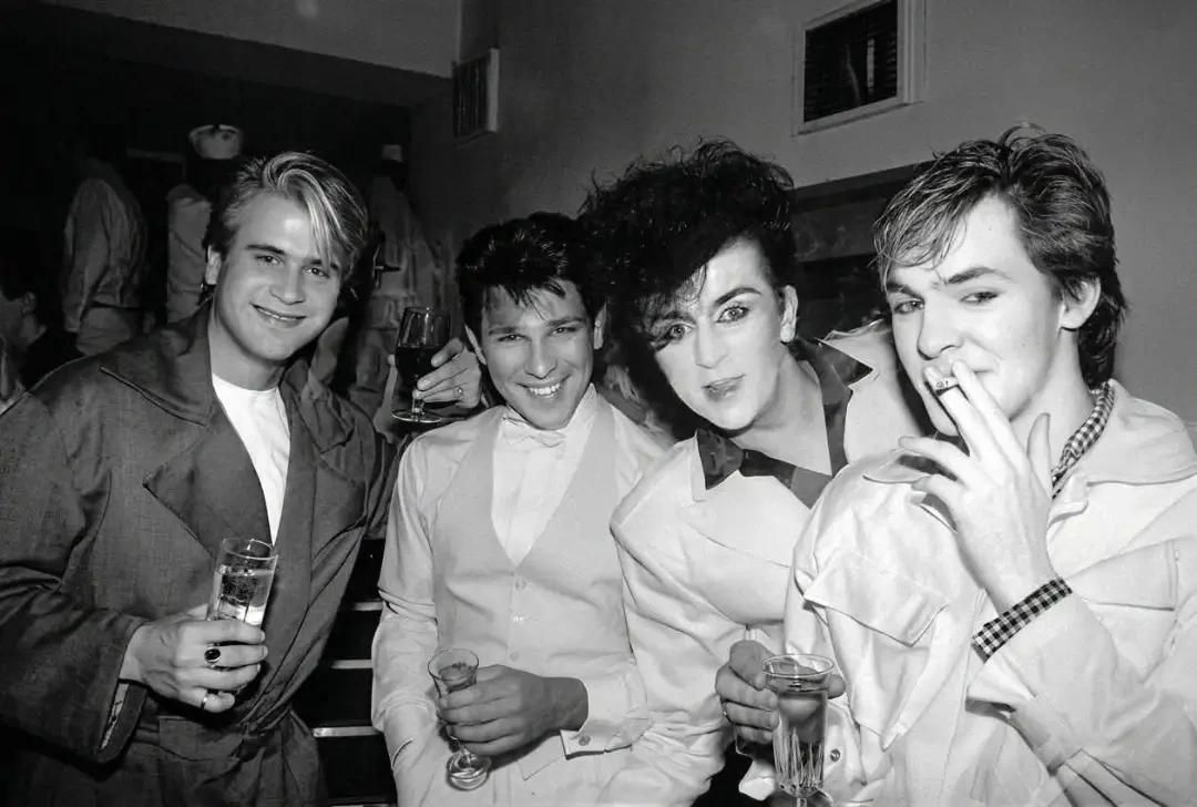 Legends of Duran pictured here in 1987 on their Strange Behaviour