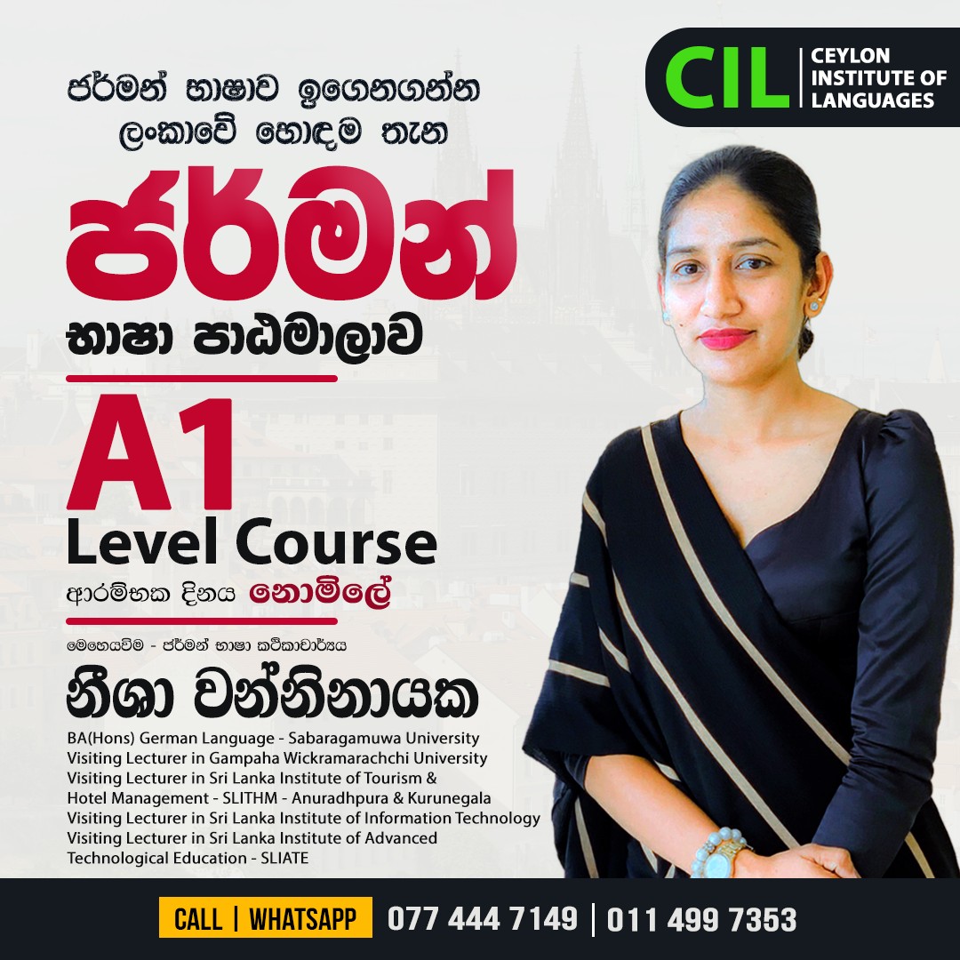 🇩🇪 𝗔𝟭 𝗟𝗘𝗩𝗘𝗟 𝗚𝗘𝗥𝗠𝗔𝗡 𝗖𝗢𝗨𝗥𝗦𝗘 🇩🇪 💡 Looking... - Nisha Wanninayake | Facebook